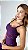 Top Cropped Linha Paris - Cor Black Berry - Imagem 1