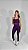 Legging Canelada Linha Paris Premium, tecido blackout ZERO transparência - COR Black Berry - Imagem 1