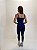 Legging, tecido Jacquard Lux Personalizado cor Azul Marinho - Imagem 2