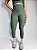 Legging Canelada Linha Paris Premium, tecido blackout ZERO transparência - COR Verde Chive - Imagem 1