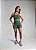 Shorts Com Bolso Feminino Cós Alto Linha Paris - Cor Verde Chive - Imagem 7