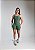 Shorts Com Bolso Feminino Cós Alto Linha Paris - Cor Verde Chive - Imagem 6