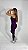 Conjunto Fitness Linha Paris Top + Legging – Black Berry - Imagem 2