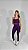 Conjunto Fitness Linha Paris Top + Legging – Black Berry - Imagem 1