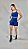 Conjunto Fitness Linha Paris Top + Shorts – Azul Marinho - Imagem 3