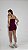 Shorts Fitness Linha Paris com Bolso – Vinho - Imagem 4