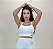 Top Cropped Fitness Linha Paris – Off White - Imagem 2