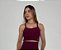 Top Cropped Fitness Linha Paris – Vinho - Imagem 1