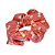 Scrunchie Xadrez com Margaridas - Imagem 2