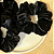 Scrunchie em Veludo Preto - Imagem 2