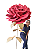 Rosa Gigante Perfeita | Vermelho e Dourado - Imagem 4