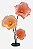 Trio de Flores em Crepom Italiano - Imagem 1