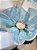 Flor Gigante Candy Blue em Organza - Imagem 3