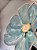 Flor Gigante Candy Blue em Organza - Imagem 2
