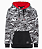 Moletom unissex preto e vermelho - Imagem 1