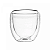 Conjunto 2 Copos de Café Parede Dupla de Vidro Borossilicato Resistente a Calor Gomos 80ml - Imagem 2