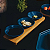 Conjunto 3 Petisqueiras de Porcelana com Bandeja Bambu Azul Matt 32cm x 9cm x 5cm - Imagem 4