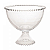 Saladeira de Cristal com Pé Pearl 21cm x 19cm - Imagem 1