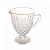 Jarra de Vidro com Fio Dourado Greek 1L - Imagem 1