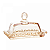 Manteigueira de Cristal Pearl Âmbar - Imagem 2