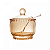 Açucareiro de Cristal com Colher Pearl Âmbar 10cm x 11cm - Imagem 3