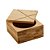 Saleiro Quadrado de Bambu com Tampa 13cm x 13cm x 7cm - Imagem 3