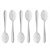 Conjunto 6 Colheres de Sobremesa de Aço Inox Gastro 13cm - Imagem 1