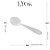 Conjunto 6 Colheres de Sobremesa de Aço Inox Gastro 13cm - Imagem 3