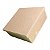 Caixa em MDF crú 25x25x10 com tampa, palha e fita de cetim para laço - Imagem 2