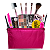 Kit De Maquiagem Completo Necessaire 16 Itens Pinceis Promoção - Imagem 1