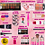 Maleta Super Completa Grande Maquiagem Profissional Linda - Imagem 3