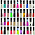Kit Esmaltes Profissional Qualidade Top - 44 Cores Atacado - Imagem 1