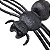 Inseto De Brinquedo Aranha Viúva Negra 20cm Terror Halloween - Imagem 3