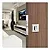 Fechadura Stam Trinco Rolete Classic 1005 Externa Roseta Quadrada Cromado - Imagem 2