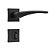 Fechadura Stam Classic 3500 Black Maquina 55mm Banheiro - Imagem 1