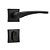 Fechadura Stam Classic 3500 Black Maquina 55mm Externa - Imagem 1