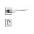 Fechadura Stam Classic 3200 Inox Maquina 55mm Externa - Imagem 1