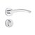 Fechadura Stam Externa 803/13 Cromado Roseta Redonda de Inox - Imagem 1