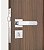 Fechadura Stam Banheiro 823/21 Cromado Roseta Quadrada Inox - Imagem 3