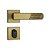 Fechadura Stam Externa 803/21 Roseta Quadrada Oxidado E-Coat - Imagem 1