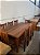 Mesa de Jantar em Madeira de Demolição com 8 Cadeiras 2,00m x 1,00m - Imagem 2