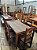 Mesa de Jantar em Angelim Pedra com 6 Cadeiras 1,60m x 80cm - Imagem 1
