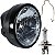 Farol completo CG150 Titan Sport 2004 a 2008 aro preto com lâmpada bloco globo optico - Imagem 1