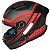 Capacete MT Helmets Stinger 2 Templo B5 fechado reforçado preto e vermelho - Imagem 1