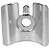 Limitador borracha da pedaleira dianteira estribo CG125 CG150 CG160 Start Fan Titan Sport ML125 Turuna Today - Imagem 2