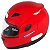 Capacete Taurus Zarref V4 Classic Robocop Modular Escamoteável Articulado Retrátil Vermelho - Imagem 2
