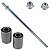 Eixo kit quadro elástico balança completo Biz125 2006 a 2010 com porca e buchas - Imagem 1