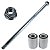 Eixo kit quadro elástico balança completo Pop100 2007 a 2015 com porca e buchas - Imagem 1