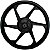 Par de rodas de alumínio liga leve freio a disco CG150 Fan Titan ESD EX 2004 a 2013 com rolamentos - Imagem 5