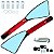 Retrovisor espelho moto modelo Rizoma Piramide CNC Honda Yamaha CG125 CG150 CG160 CB250 CB300 Twister YBR XTZ Par - Imagem 3